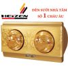 Đèn sưởi nhà tắm heizen 2 bóng bảo hành 10 năm