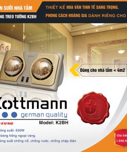 Đèn sưởi nhà tắm Kottmann K2BH